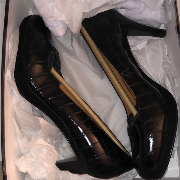 NWT Nine West Ashdown Black Heels, Size 8 - Picture 2 of 8